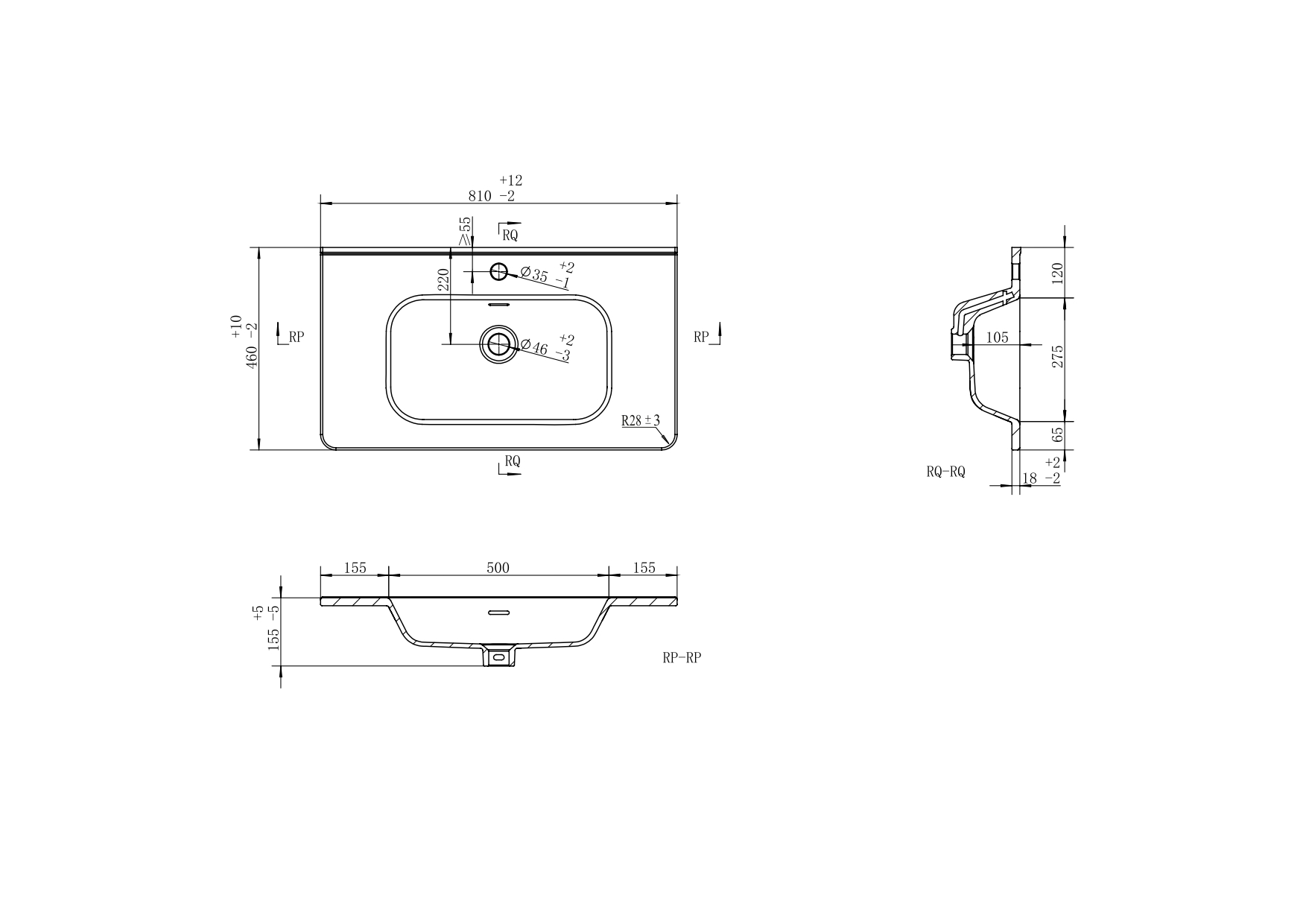 фото тумба 2 ящ. tuscany 80 с раковиной, белый матовый