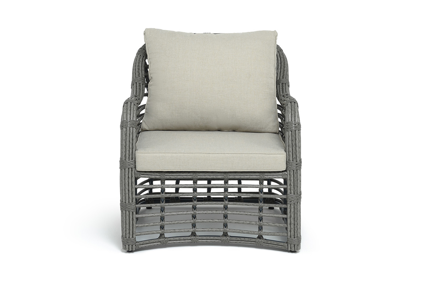 фото "ницца" лаунж-зона из искусственного ротанга, цвет бронзовый