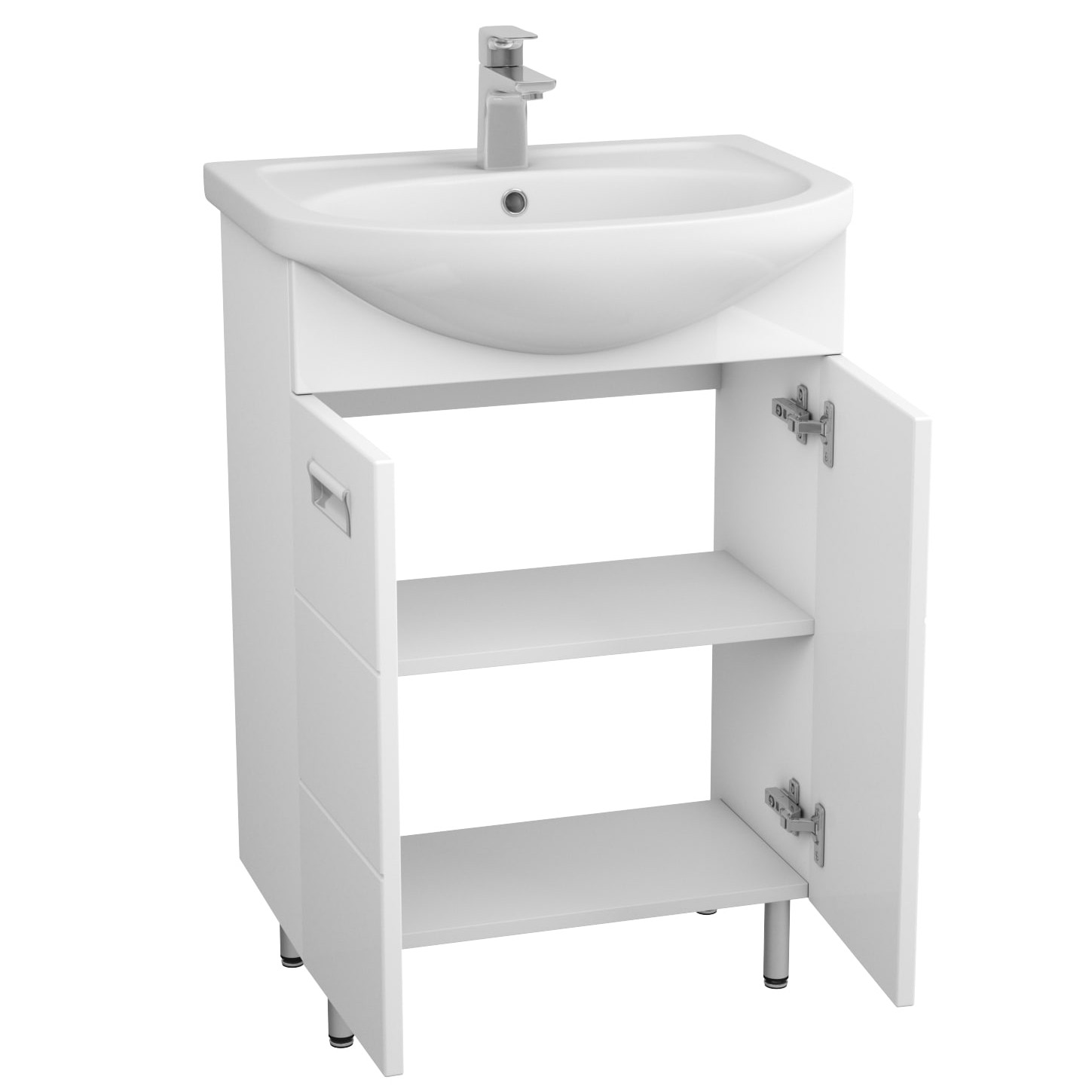 фото тумба под умывальник с раковиной рейн 55