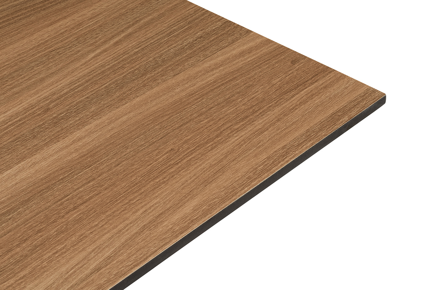 "Каффе" стол из HPL 110х70см, цвет "дуб", подстолье стальное двойное фото "каффе" стол из hpl 110х70см, цвет "дуб", подстолье стальное двойное