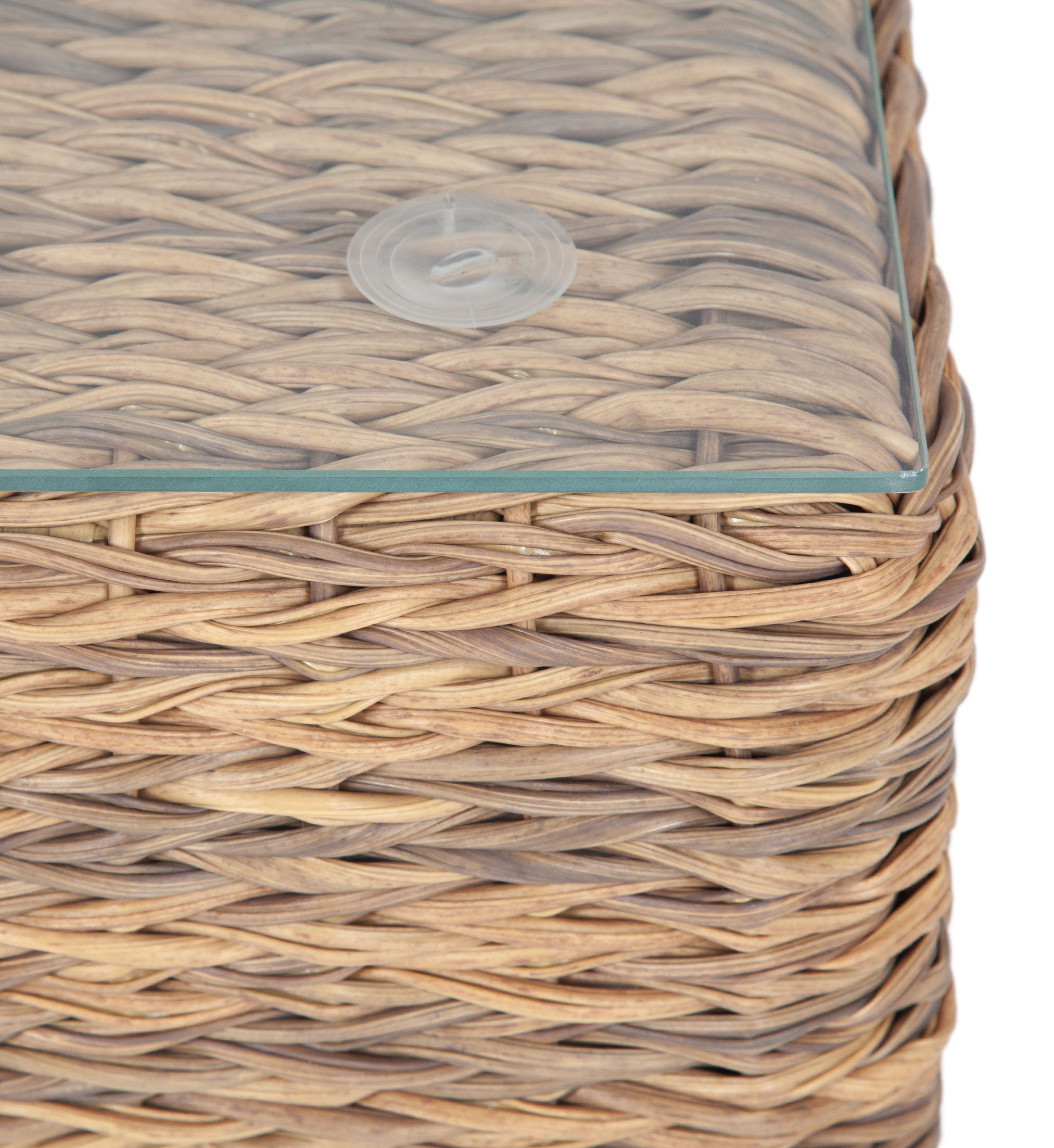 фото "лунго" журнальный столик плетеный (гиацинт), цвет соломенный