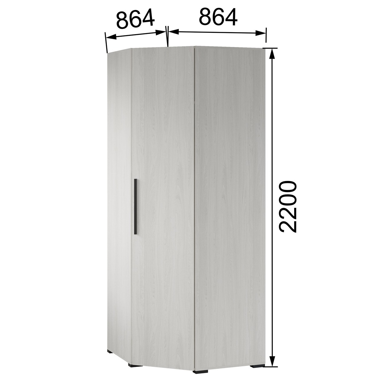 фото шкаф угловой мш-25 модена