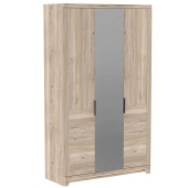 Шкаф 3-х дв. с зеркалом Юта Шкаф 3-х дв. с зеркалом Юта