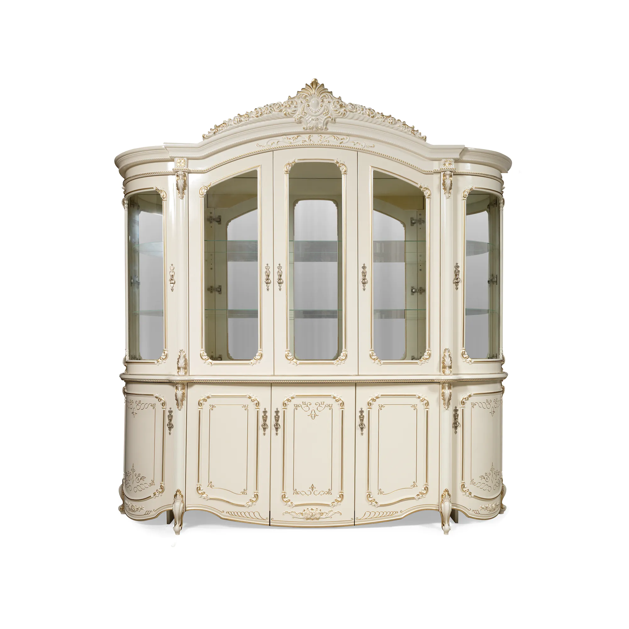 Шкаф с витриной Элиза 