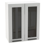 Шкаф верхний 2-х дв. со стеклом ШВС Глетчер
