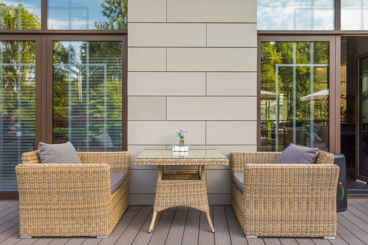 фото "капучино" кресло из искусственного ротанга, цвет соломенный