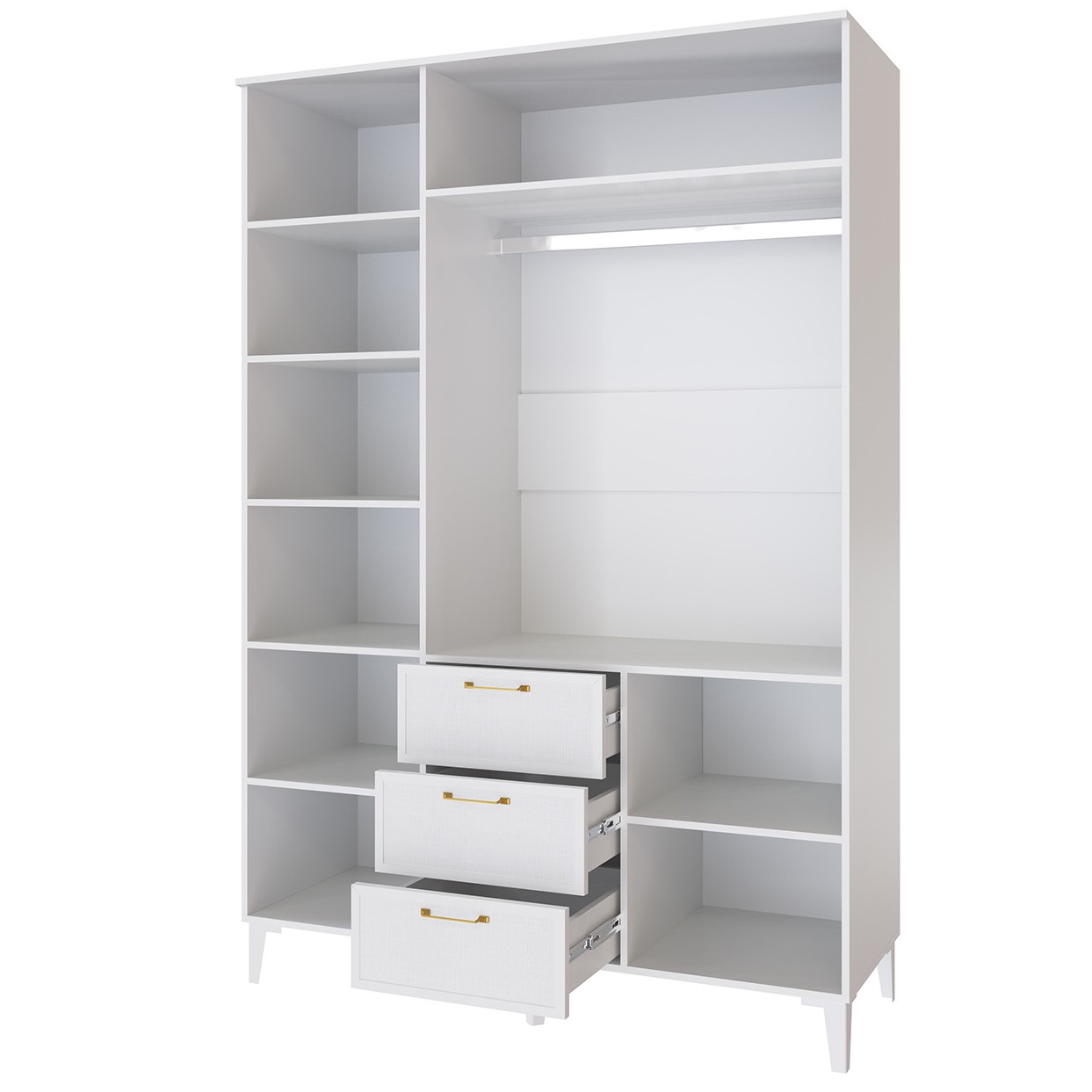 Шкаф 3-х ств. с ящиками ТШ-24 Толедо 