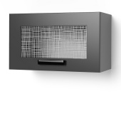 Шкаф верхний горизонтальный со стеклом ШВС Х Крафт