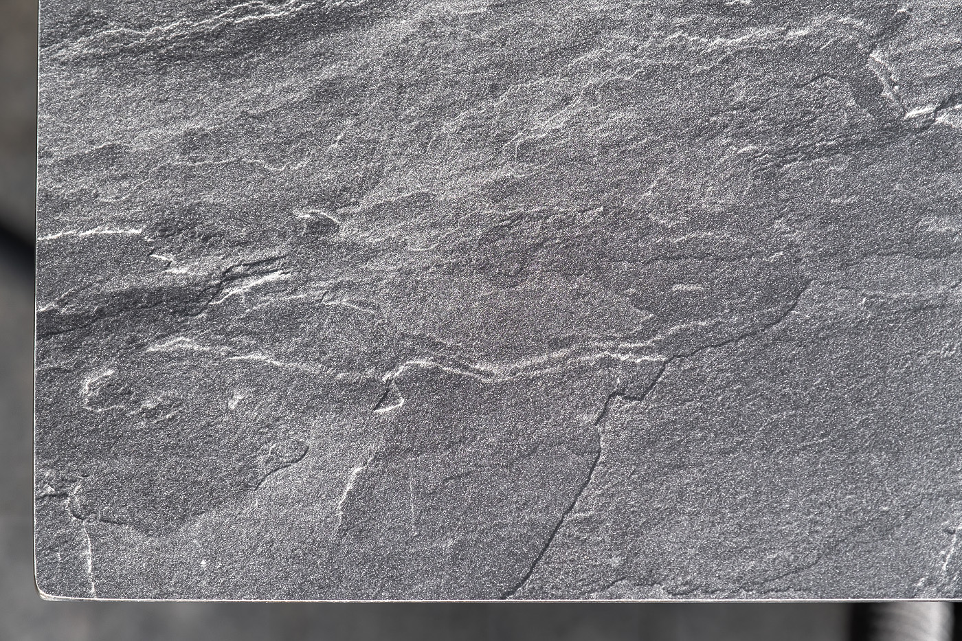 фото "венето" обеденная группа на 6 персон со стульями "милан", каркас темно-серый, роуп темно-серый