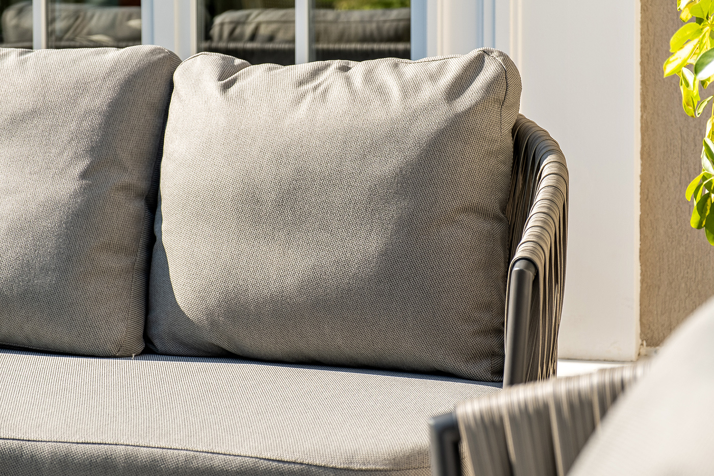 фото "флоренция" лаунж-зона из искусственного ротанга, цвет графит (к)