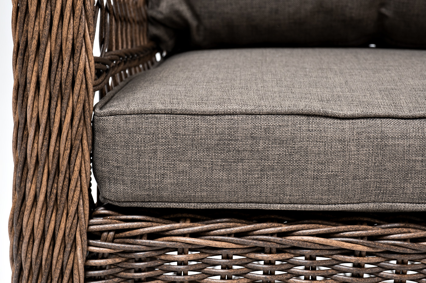 фото "гранд латте" кресло из искусственного ротанга, цвет коричневый