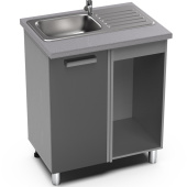 Стол угловой 1000 под мойку прямой УМ2 Луксор