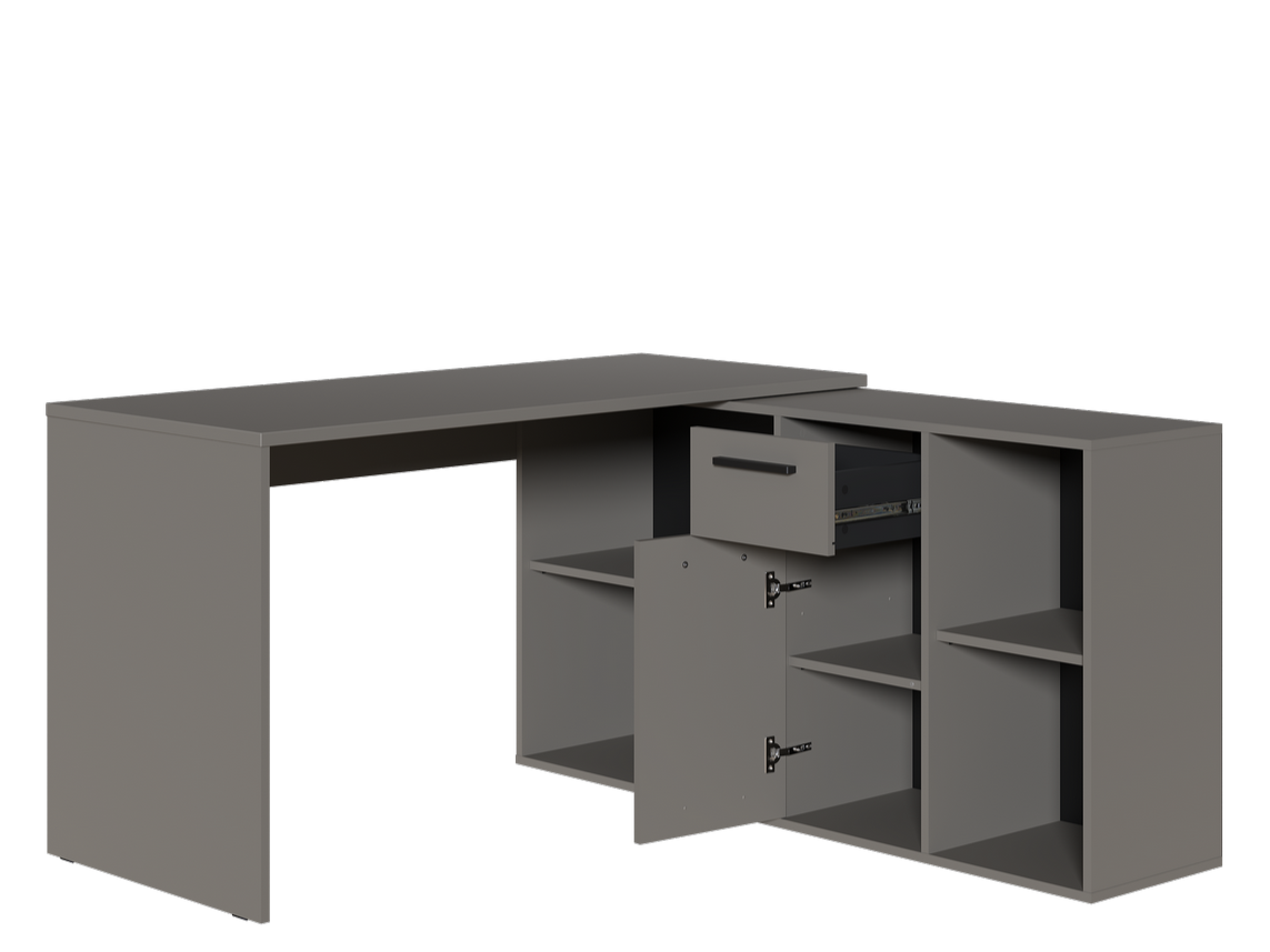 Стол письменный 03.245 Лайт (Темно-серый) фото стол письменный 03.245 лайт (темно-серый)