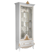 Шкаф с витриной 2-х дв. Стелла