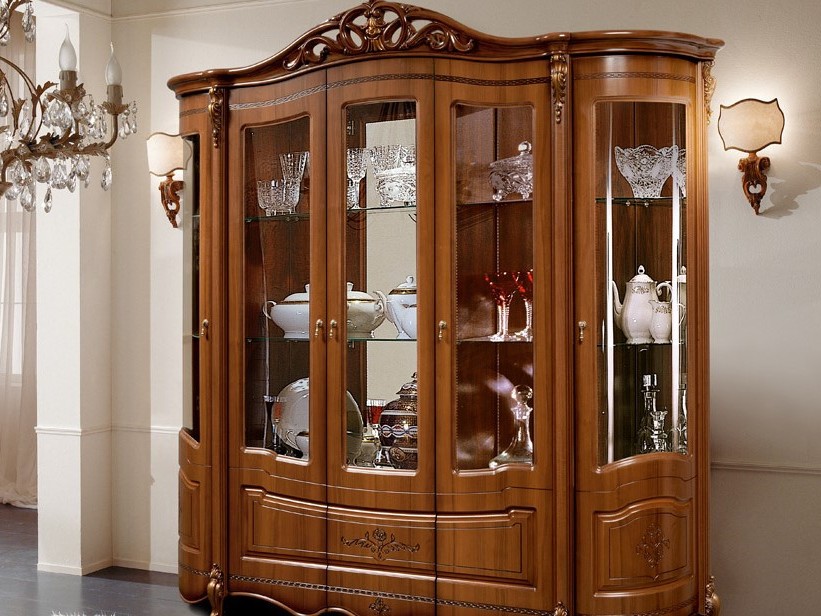 фото шкаф-витрина 5-ти дверная аллегро-8