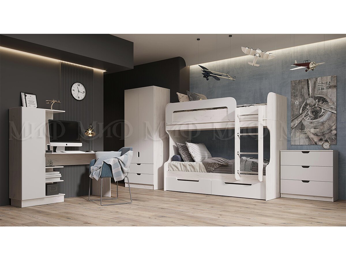 фото комод 3 ящика 800 юниор-4