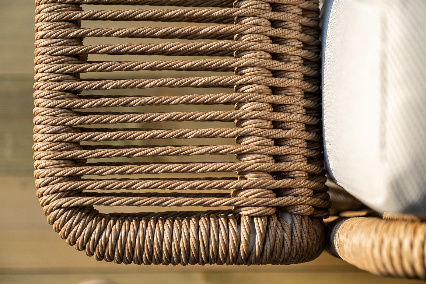 фото "мальдивы" лаунж-зона из искусственного ротанга, цвет соломенный (к)