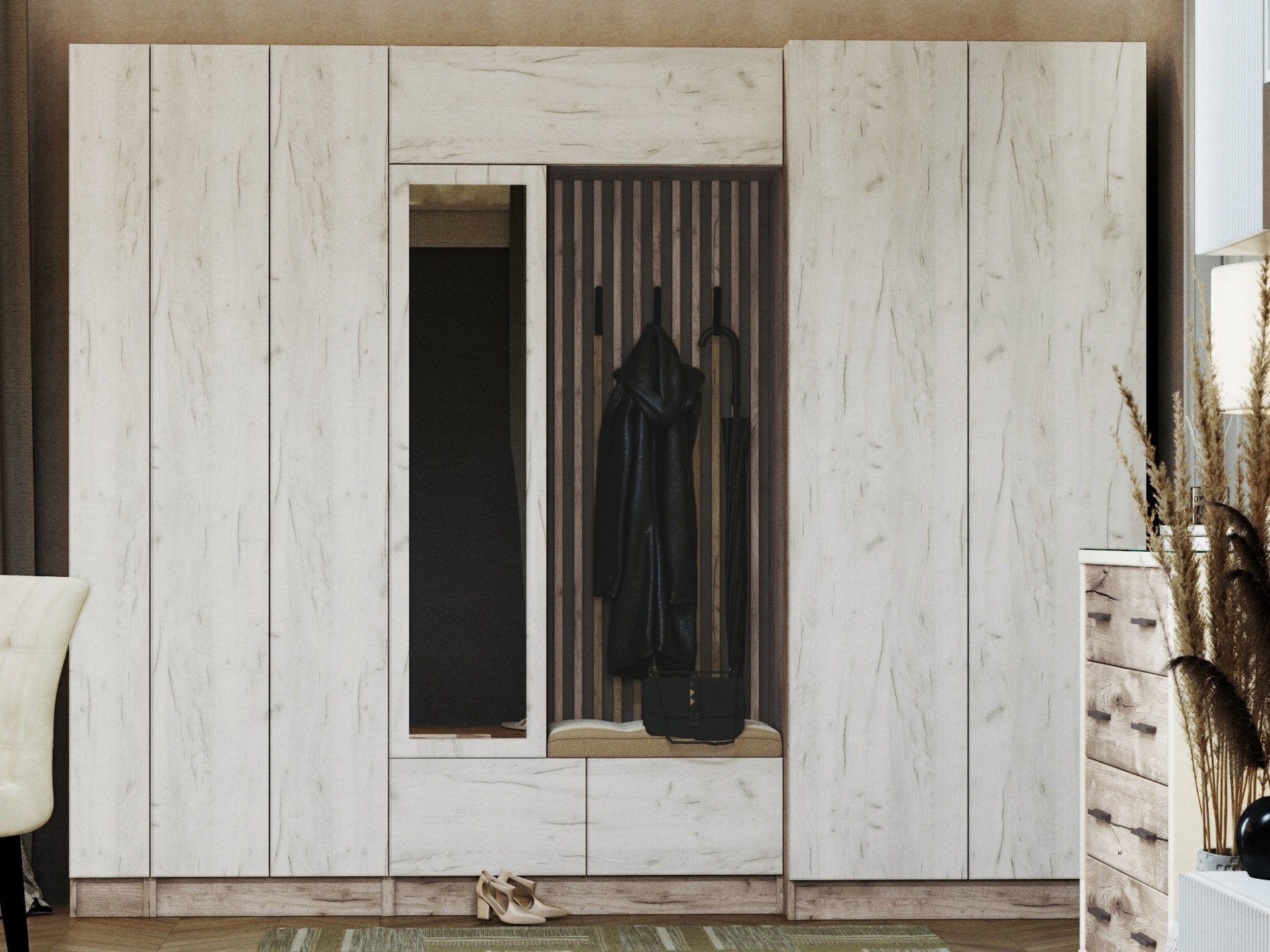 Шкаф платяной Руэлла 