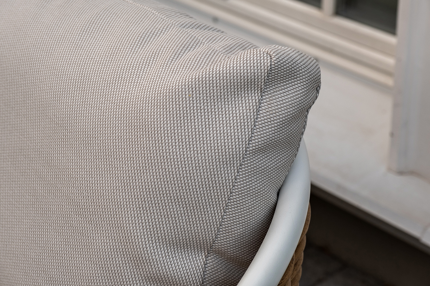 фото "тоскана" лаунж-зона из искусственного ротанга, цвет соломенный (к)