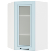 Шкаф угловой со стеклом ШВУС h-920мм София Барселона