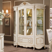 Шкаф-витрина 4-х дверная Аллегро-1