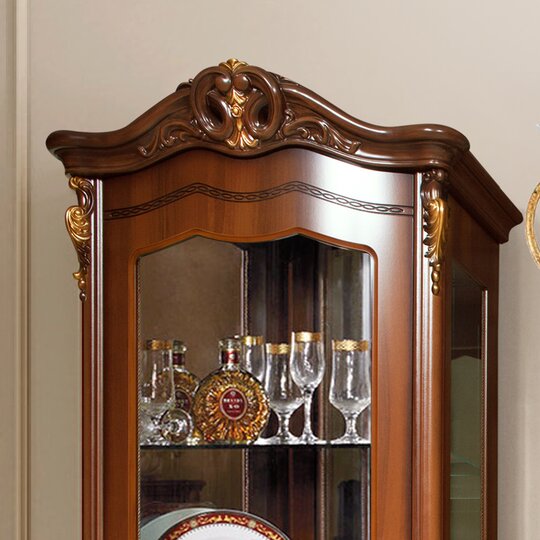 Шкаф-витрина 1-дверная Аллегро-3