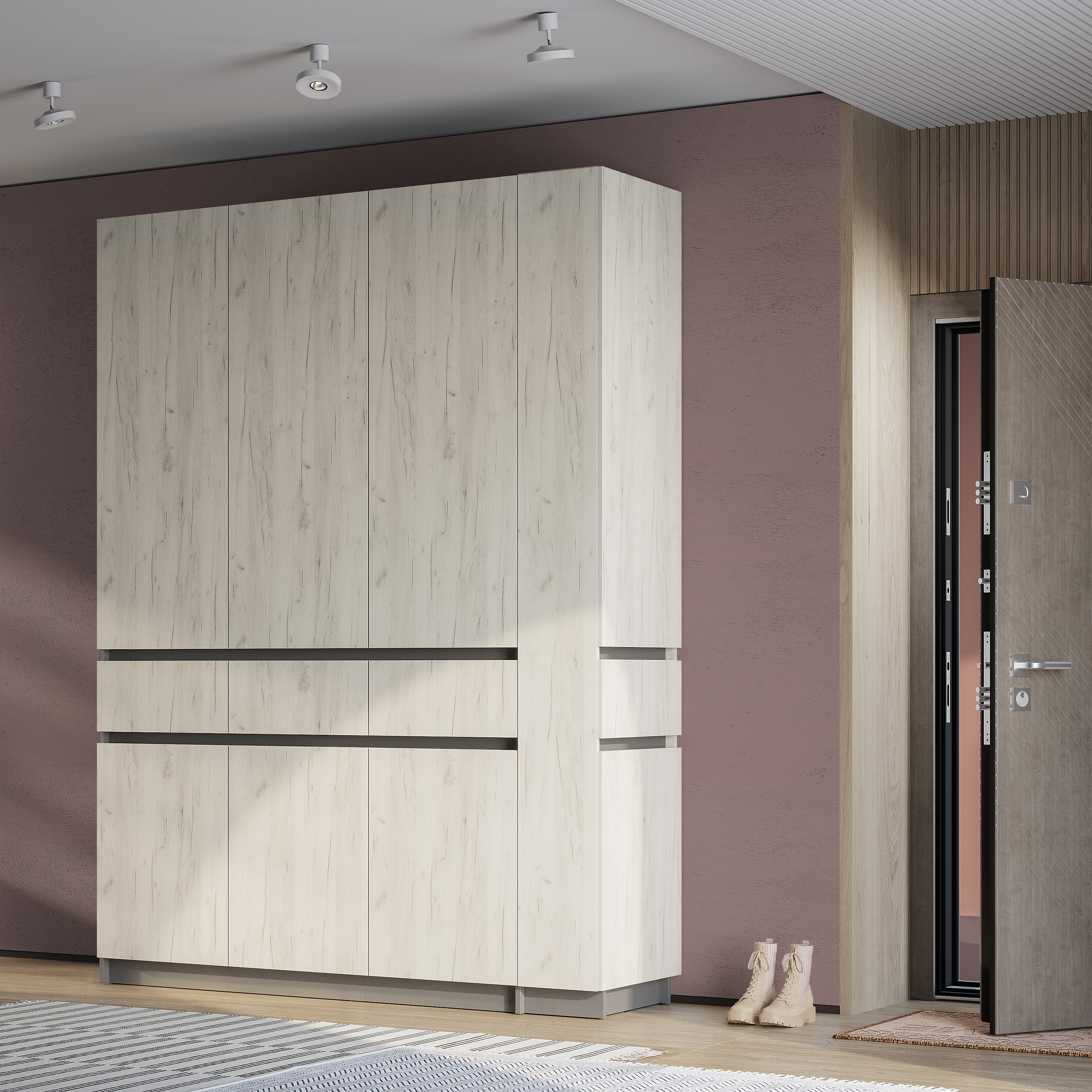 Шкаф-стеллаж торцевой ШК-16 Багира  Шкаф-стеллаж торцевой ШК-16 Багира