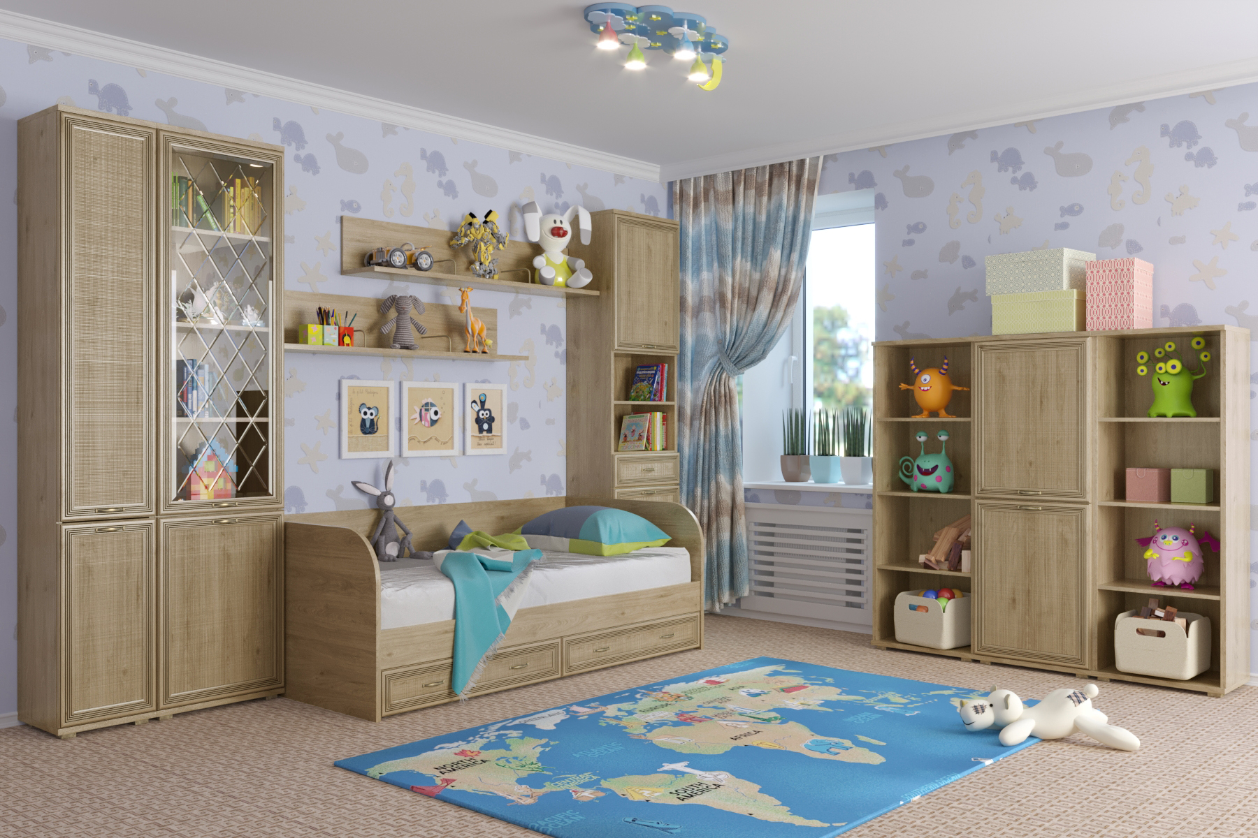Детская комната Карина комп.5 Детская комната Карина комп.5