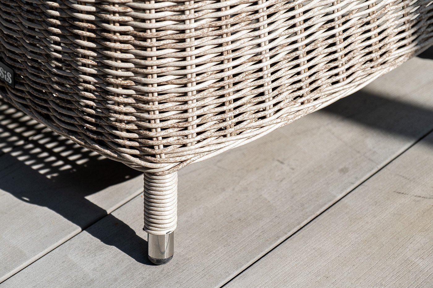 фото "равенна" плетеное кресло из искусственного ротанга, цвет бежевый