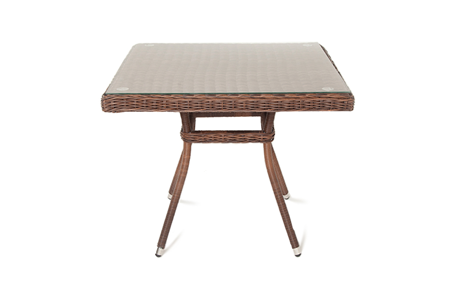 фото "айриш" стол плетеный из искусственного ротанга, цвет коричневый