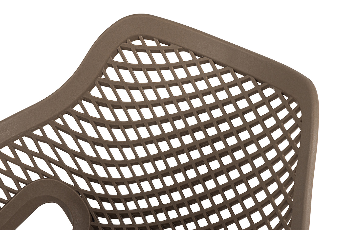 фото "беллини" стул пластиковый, цвет бежево-коричневый