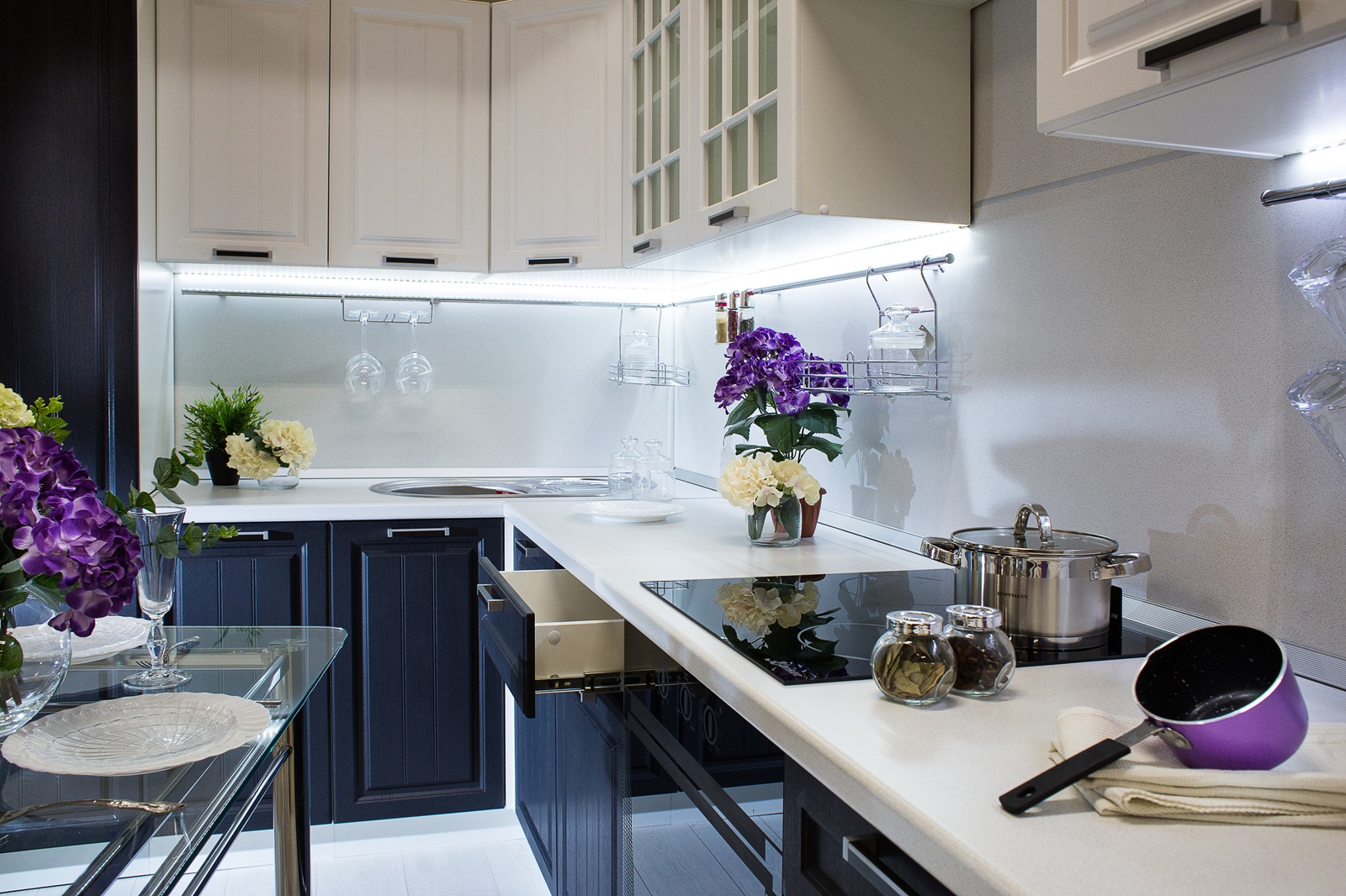 фото кухня угловая прага в2