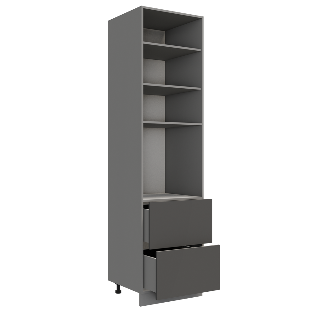 фото пенал с ящиками высокий впня 600м без ниши ройс