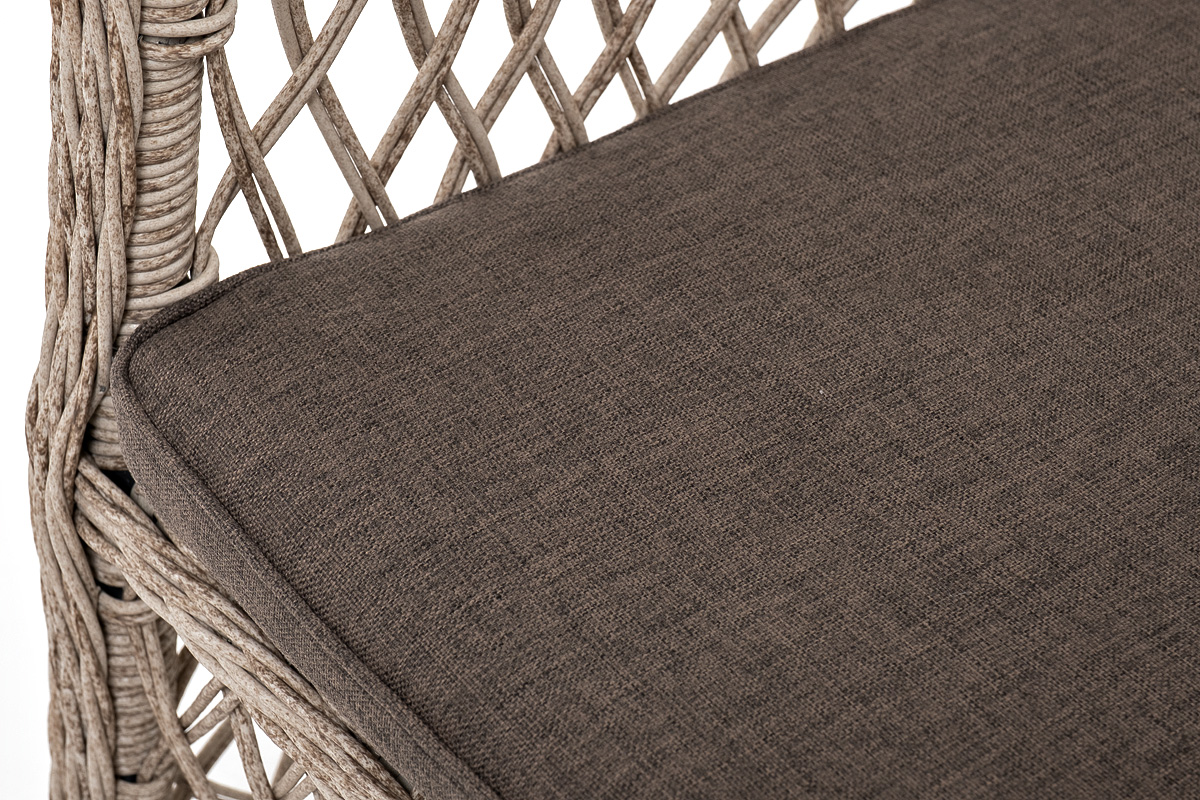 фото "эспрессо–80 l" обеденная группа плетеная, цвет бежевый