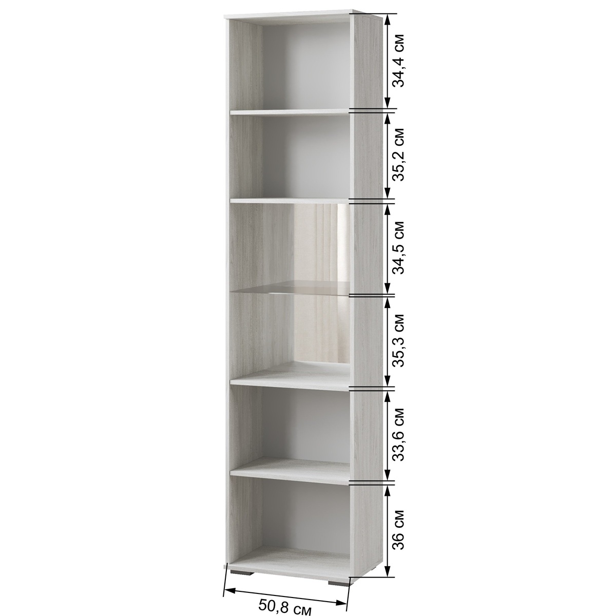 Пенал с витриной ЛШ-5 Ливорно