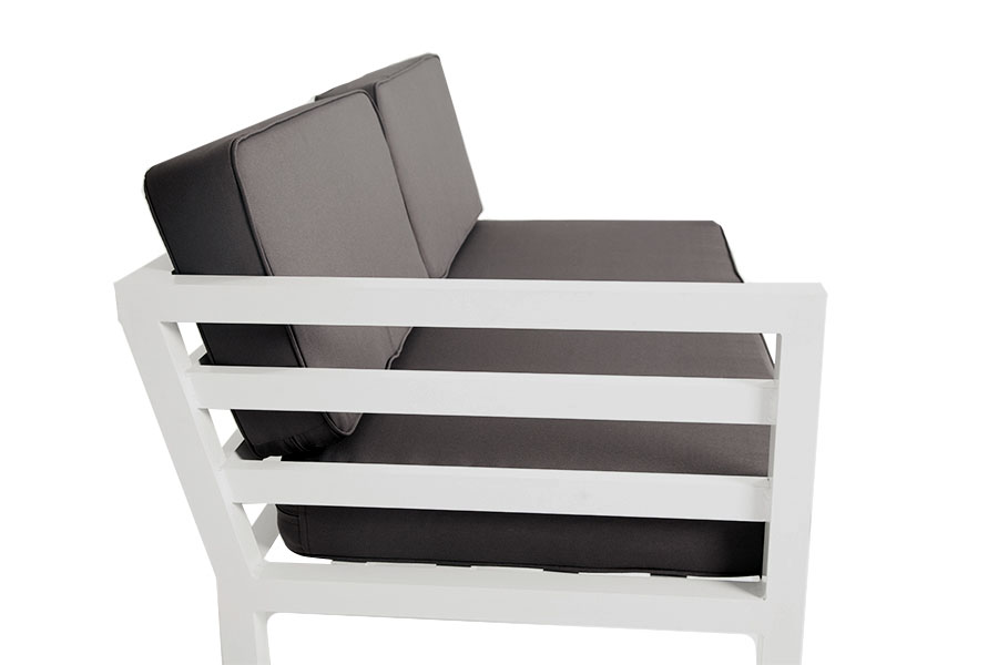 фото "глория" модуль диванный правый, каркас из алюминия