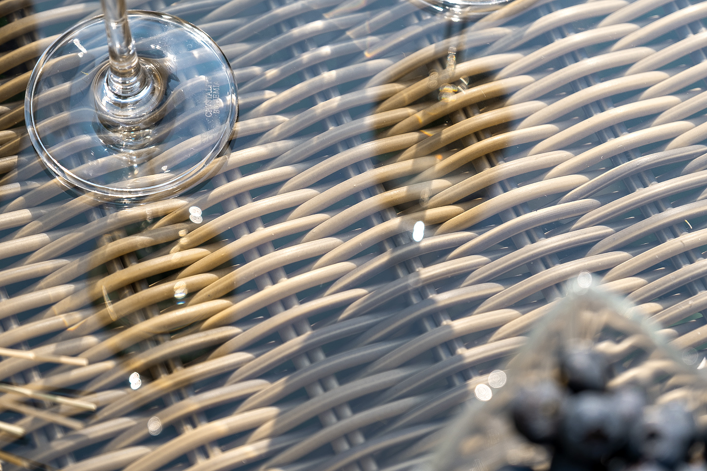 фото "эспрессо–150 s" обеденная группа плетеная, цвет соломенный