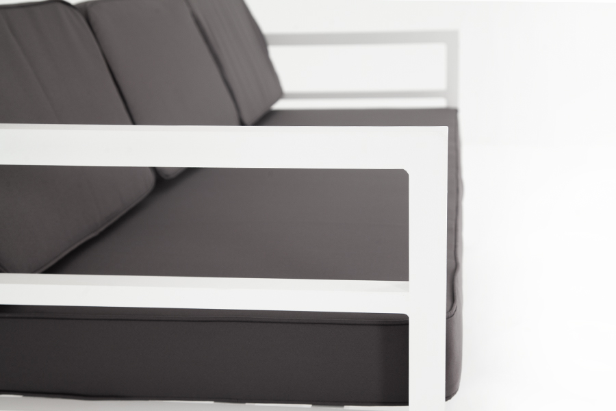 фото "эстелья" диван трехместный, алюминиевый каркас