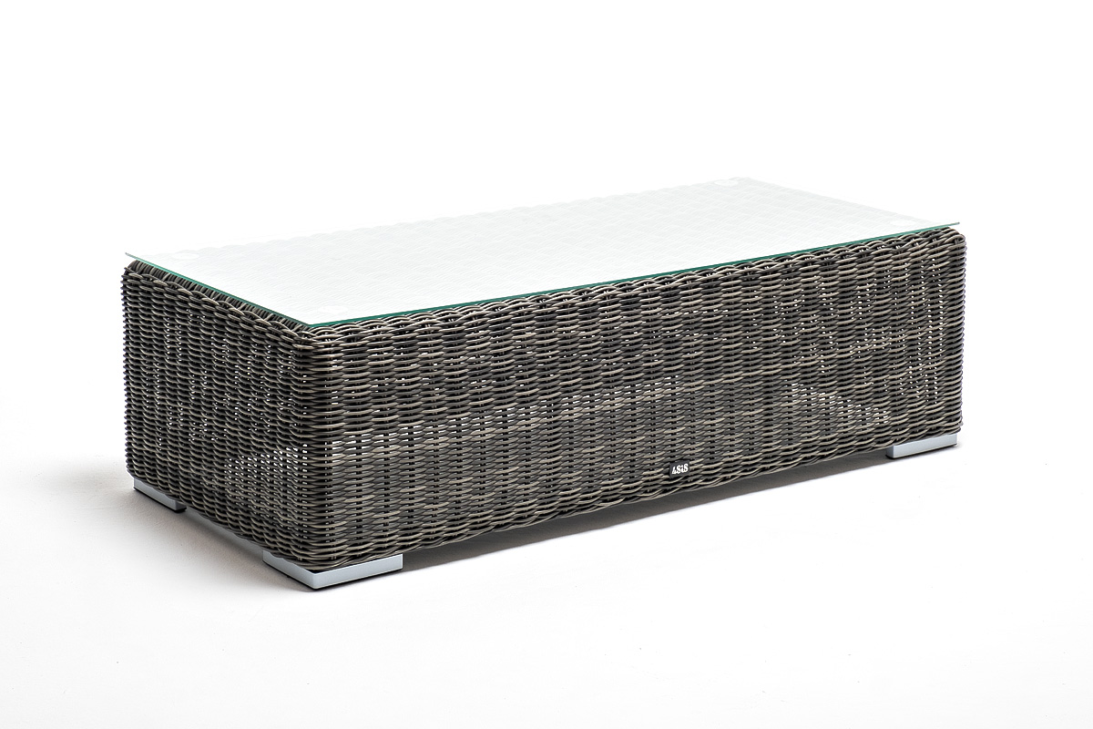 фото "боно" лаунж-зона из искусственного ротанга, цвет графит