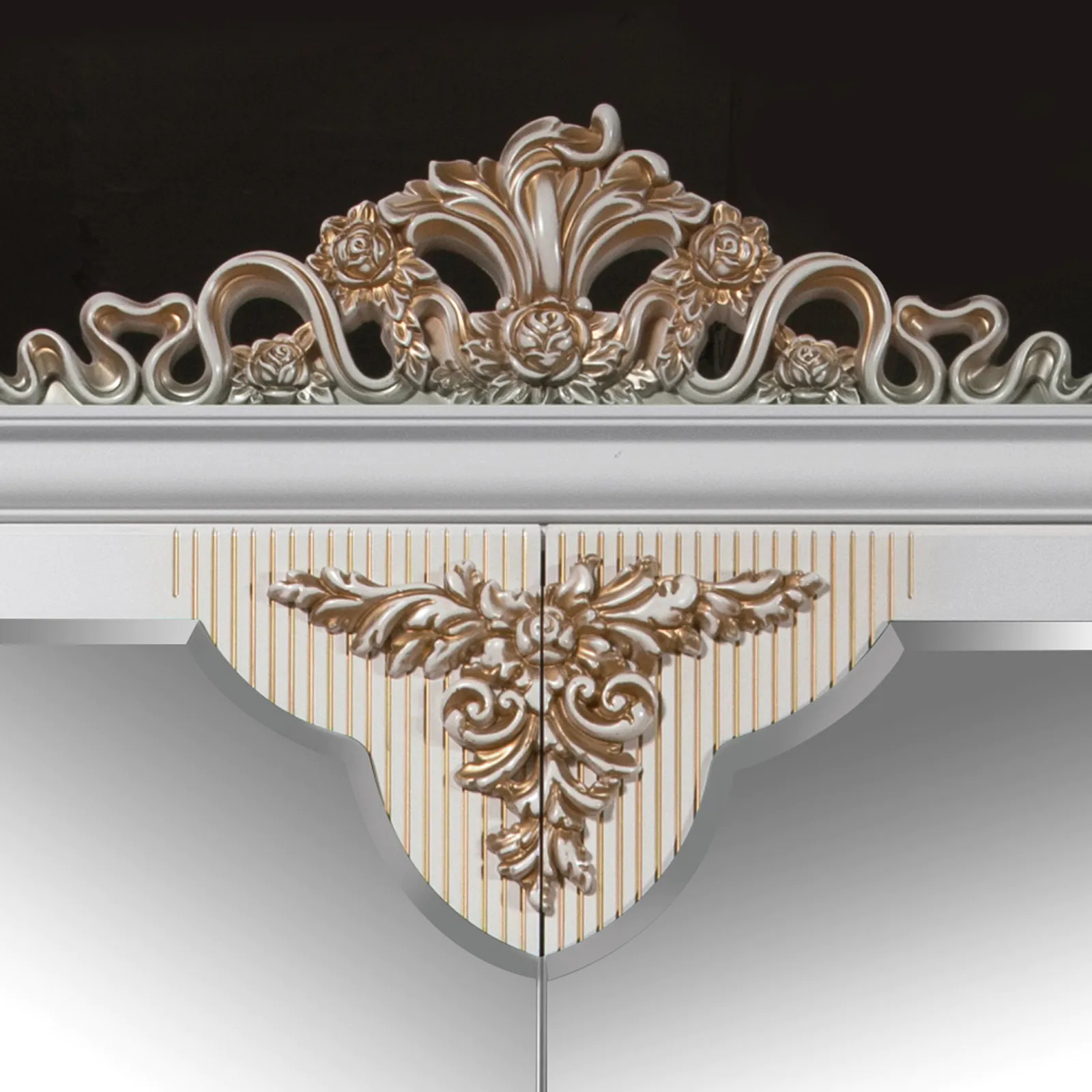 фото шкаф с витриной 1 дв. стелла