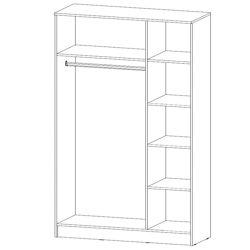 фото шкаф 3-х ств. виктория