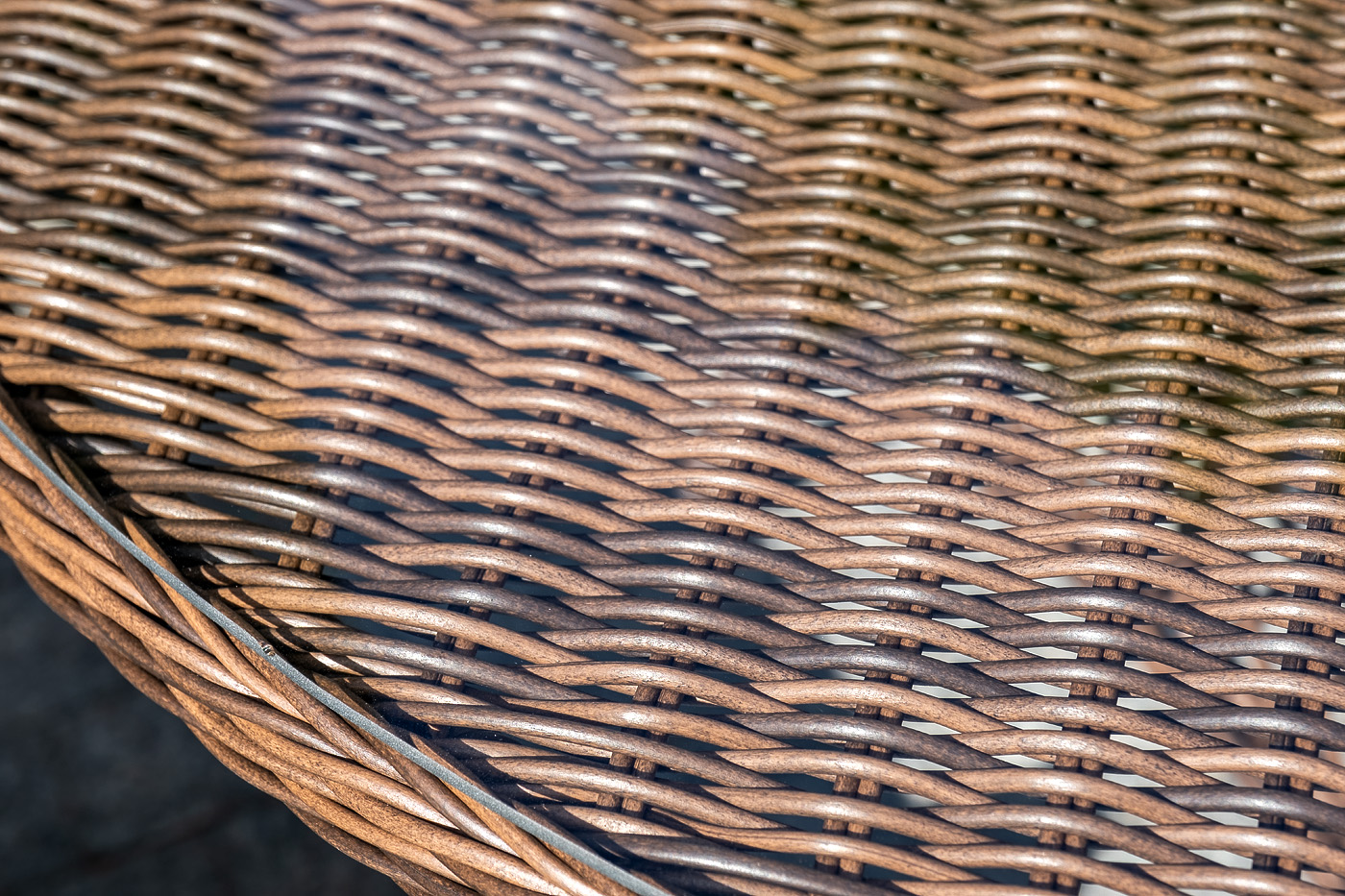 фото "эспрессо–150 r" обеденная группа плетеная, цвет коричневый