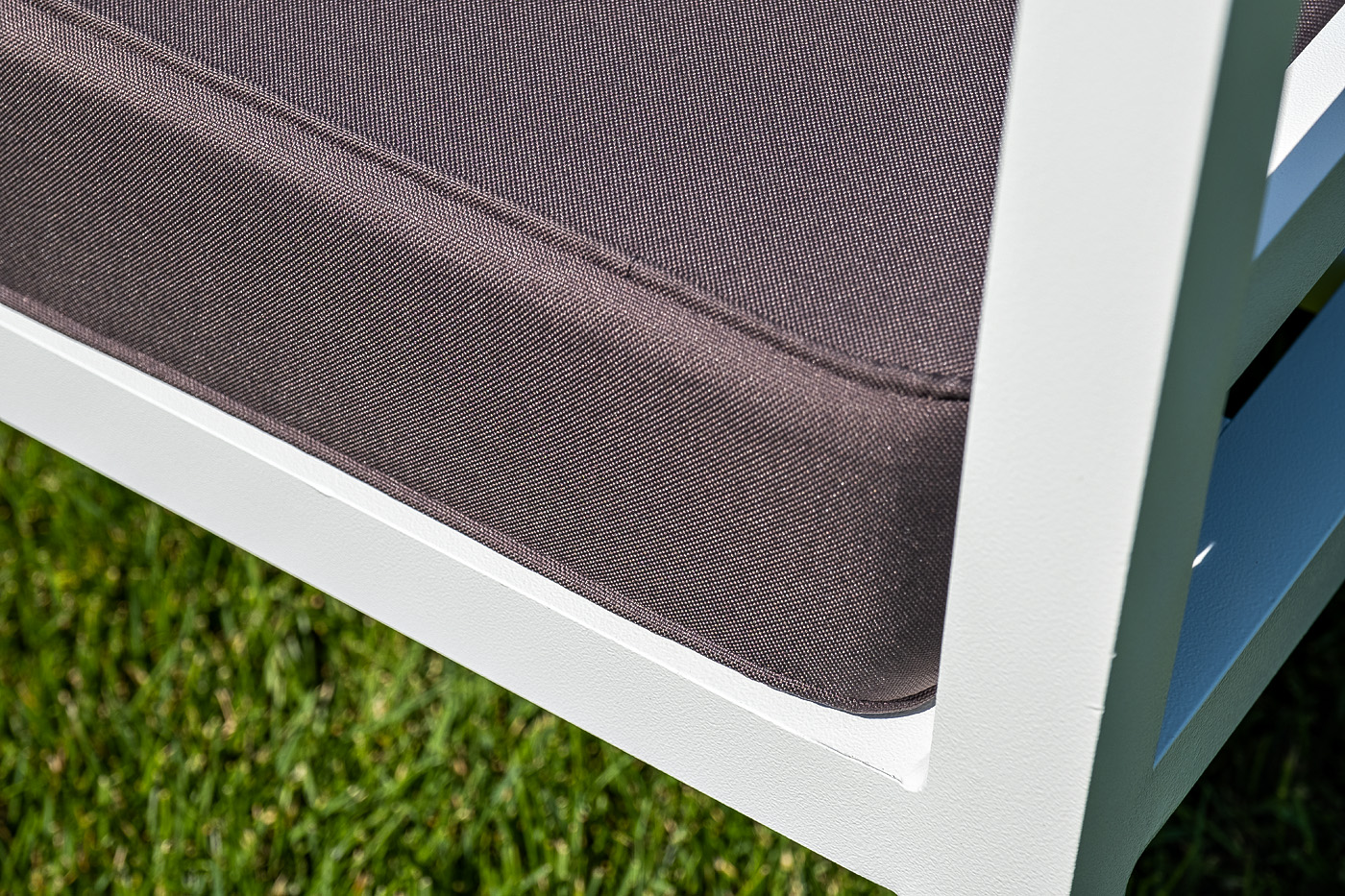 фото "глория" модуль диванный правый, каркас из алюминия