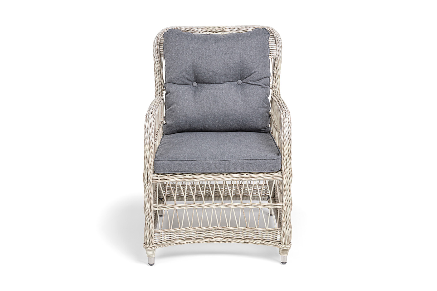 фото "цесена" кресло плетеное из искусственного ротанга, цвет бежевый