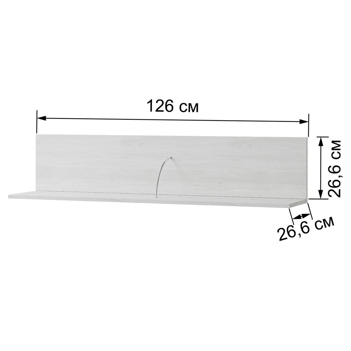 Полка навесная ЛН-1 Ливорно