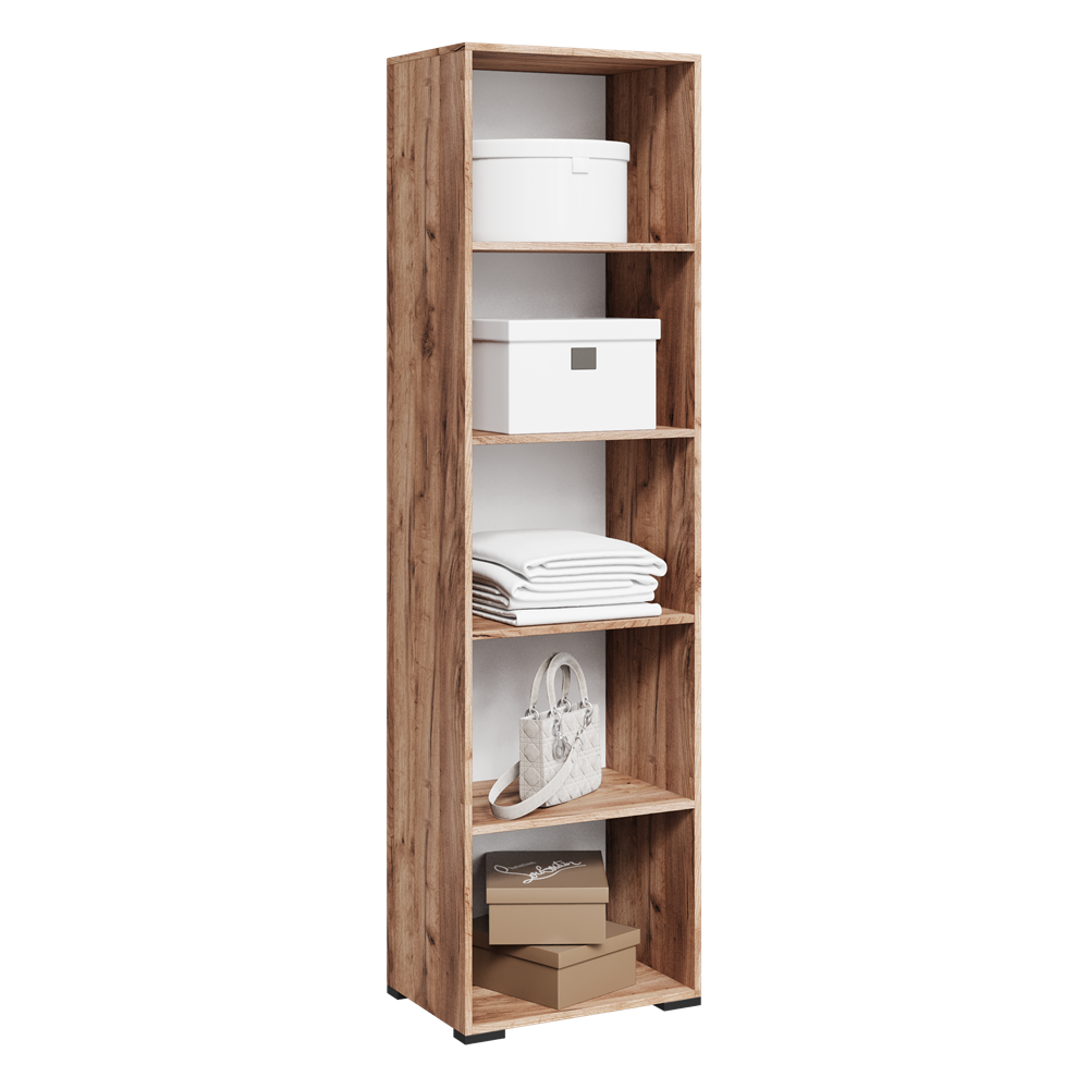 фото шкаф 1-дверный с вешалкой и полками пб-01 берта