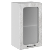 Шкаф верхний 1 дв. со стеклом ПС Лофт