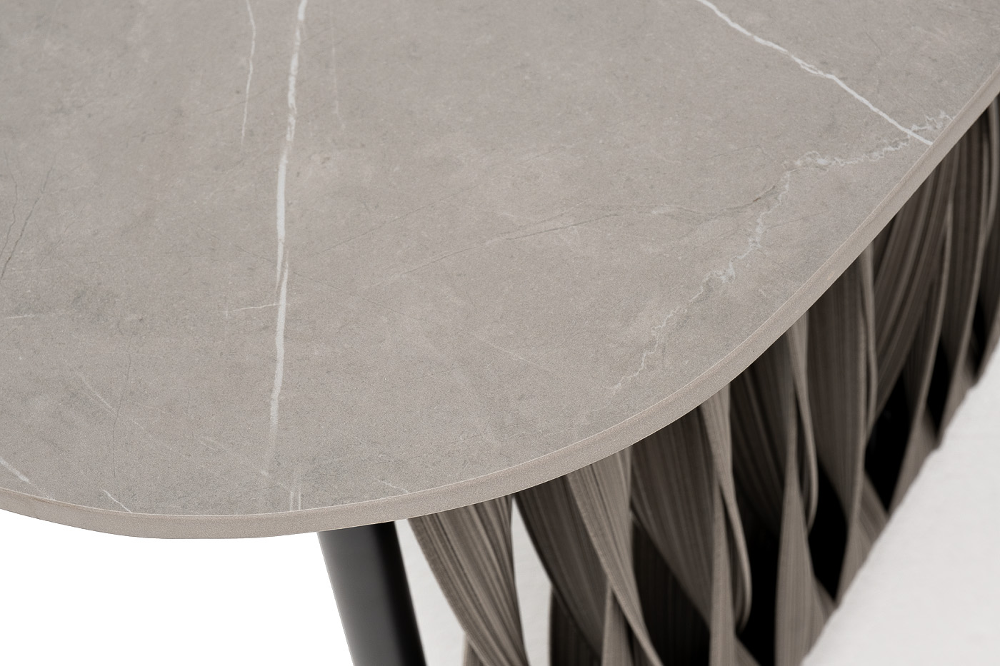 фото "флоренция" лаунж-зона из искусственного ротанга, цвет графит