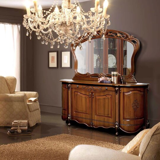 Шкаф-витрина 1-дверная Аллегро-3