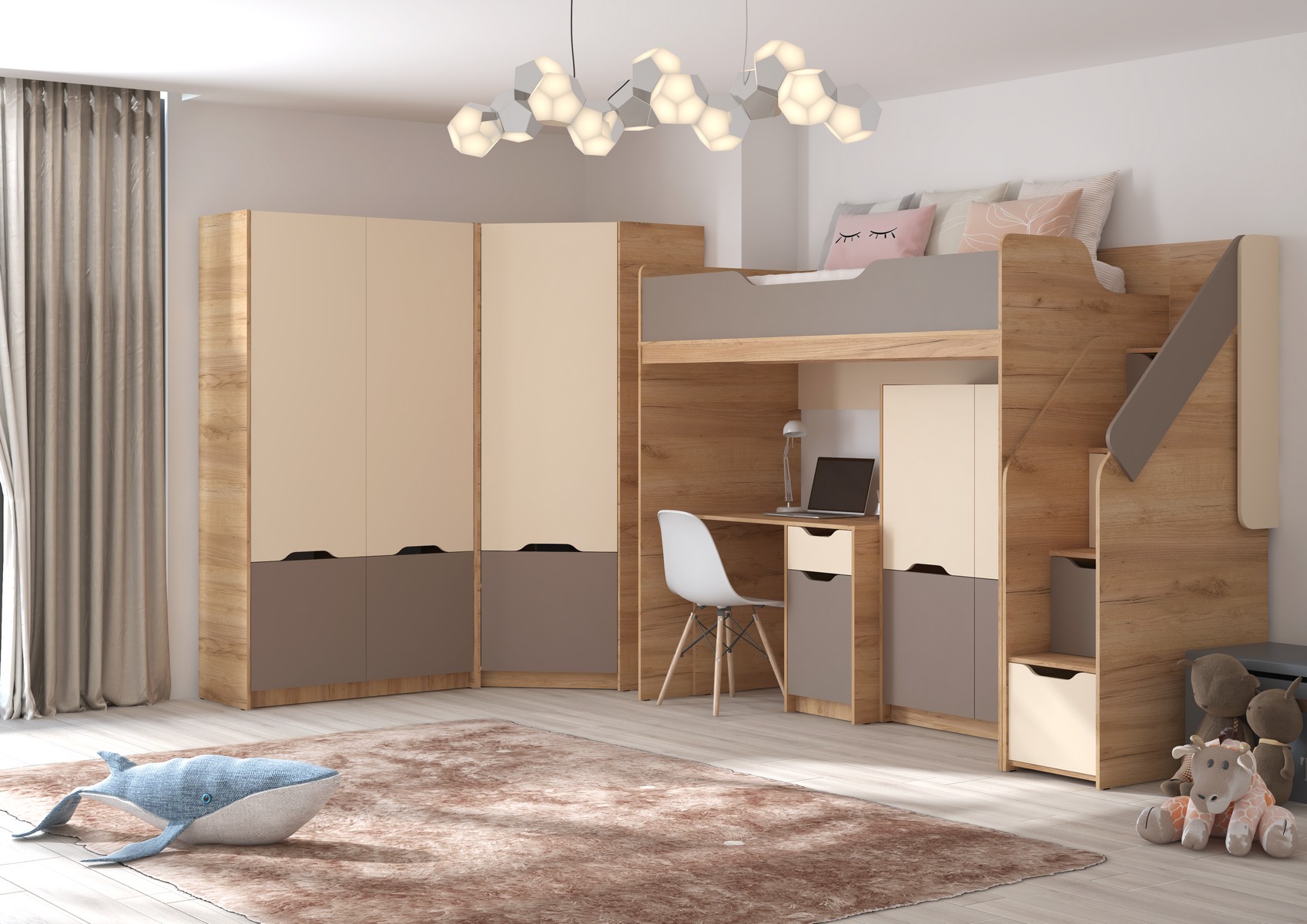 фото модульная детская rich к2